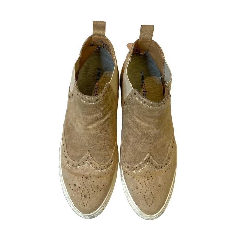Seven Dials Women's Sneaker Chelsea Darcy Faux Suede Mid Top Slip On